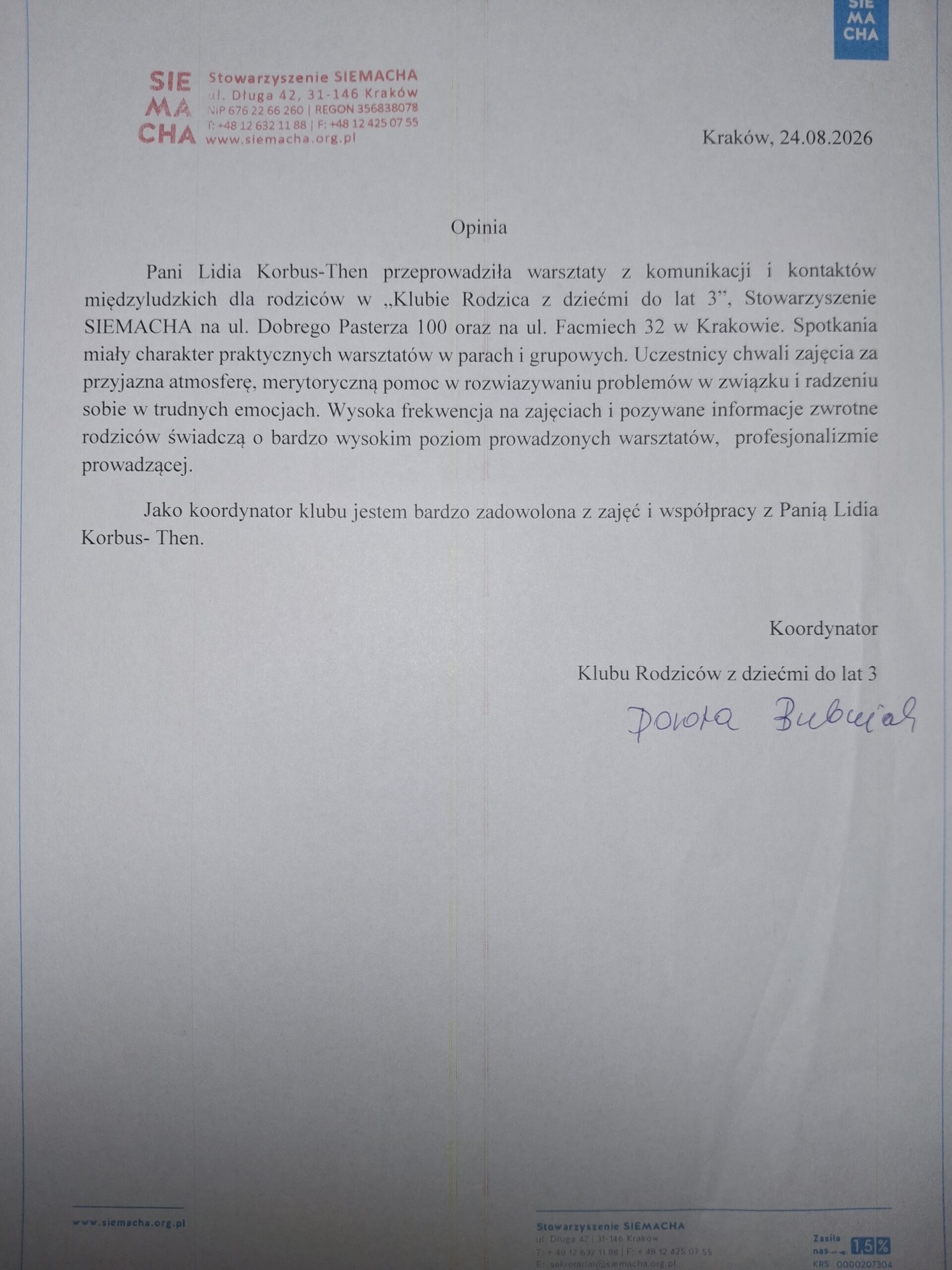 Przyjazna atmosfera