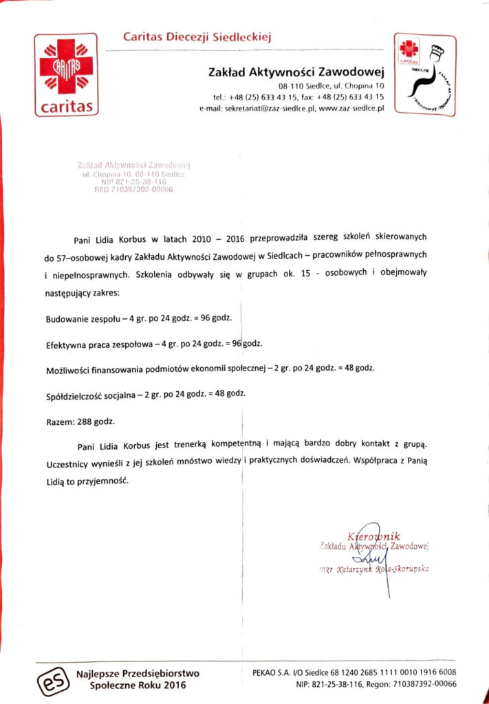 referencje ZAZ